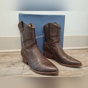 Brown Westerm boots women size 8